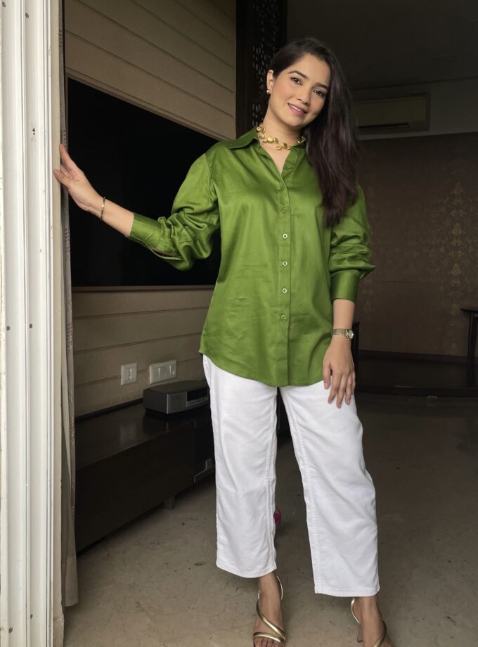 Over Sized Plain Shirt