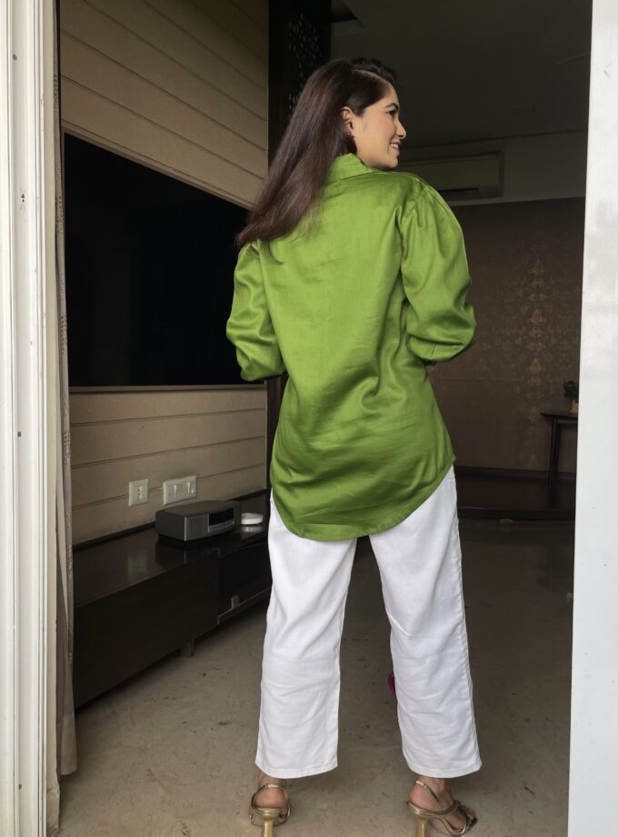 Over Sized Plain Shirt