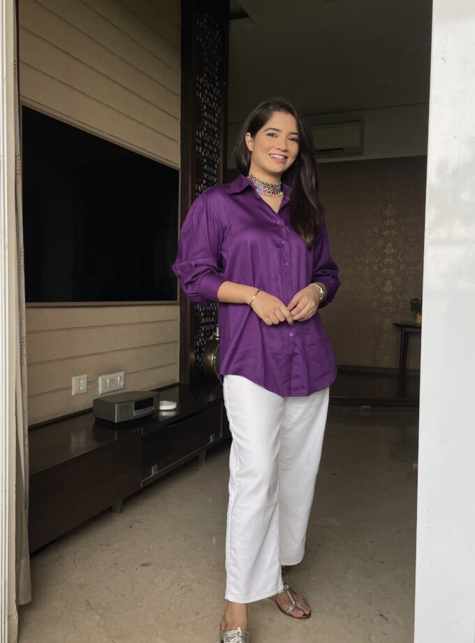 Over Sized Plain Shirt