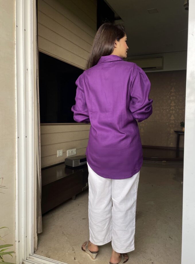 Over Sized Plain Shirt