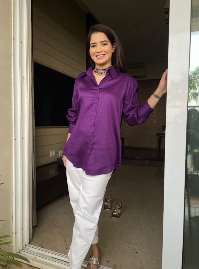 Over Sized Plain Shirt