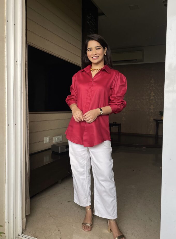 Over Sized Plain Shirt