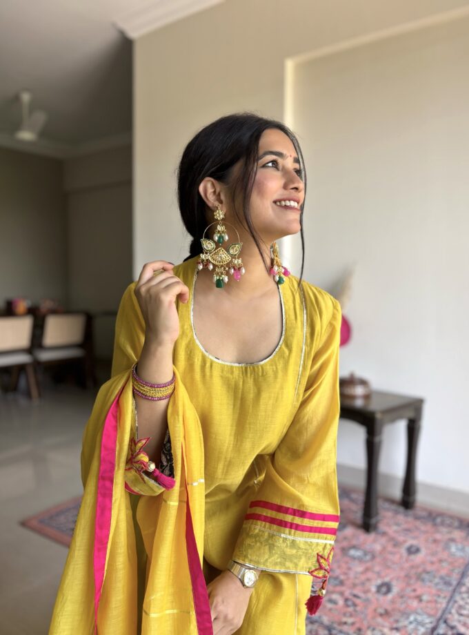 Yellow Kurta Set
